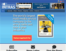 Tablet Screenshot of intras.co.uk