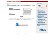 Tablet Screenshot of crm.intras.es