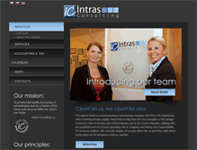 Tablet Screenshot of intras.cz