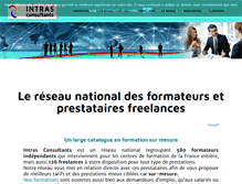 Tablet Screenshot of intras.fr